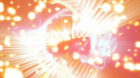 Fractal form background loop Stock Footage 654499