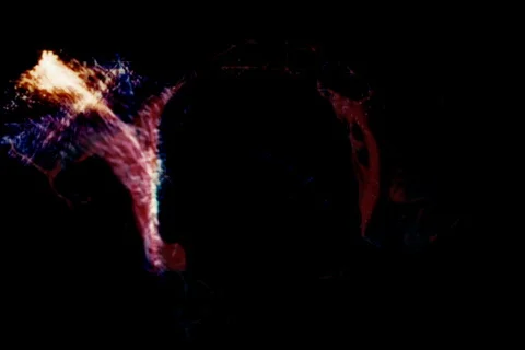 Fractal form background loop Stock Footage 654809