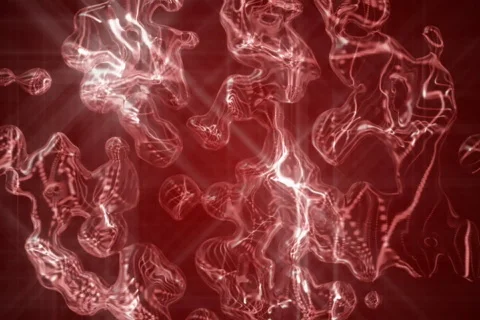 Fractal form background loop Stock Footage 658288