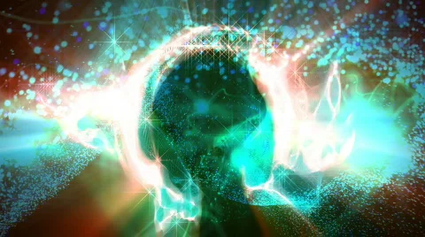 Fractal form background loop Stock Footage 658677