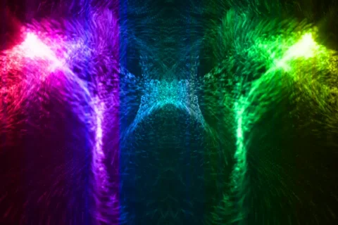 Fractal form background loop Stock Footage 658805