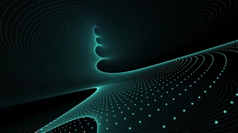 Fractal Form Background Visuals 4K Logo Cinema Stock Footage 1105985