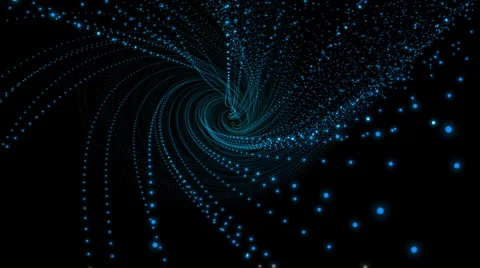 Fractal Form Background Visuals 4K Stock Footage 1106153