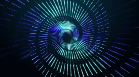 Fractal Form Background Visuals HD Stock Footage 1103862