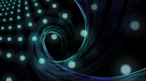 Fractal Form Background Visuals HD Stock Footage 1104065