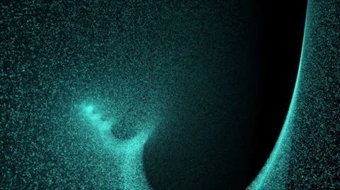 Fractal Form Background Visuals HD Stock Footage 1104469