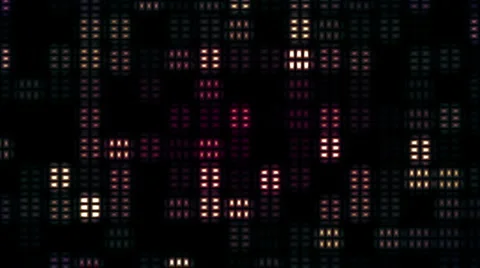 Fractal Form Background Visuals HD Stock Footage 1104893