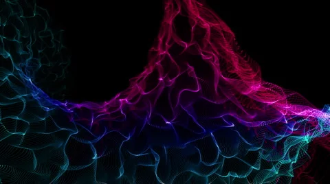 Fractal Form Background Visuals HD Stock Footage 1104949