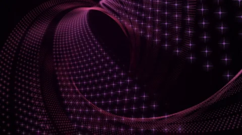Fractal Form Background Visuals HD Stock Footage 1105125