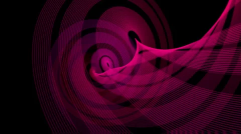 Fractal Form Background Visuals HD Stock Footage 1105460