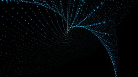 Fractal Form Background Visuals HD Stock Footage 1105471