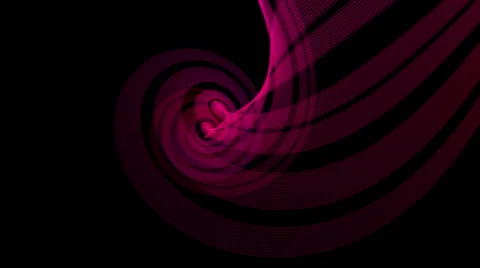 Fractal Form Background Visuals HD Stock Footage 1105545