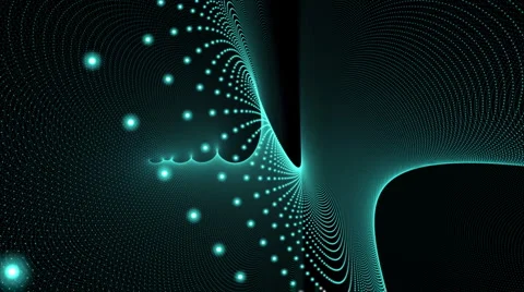 Fractal Form Background Visuals HD Stock Footage 1105652