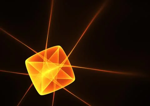 Fractal gem Stock Illustration