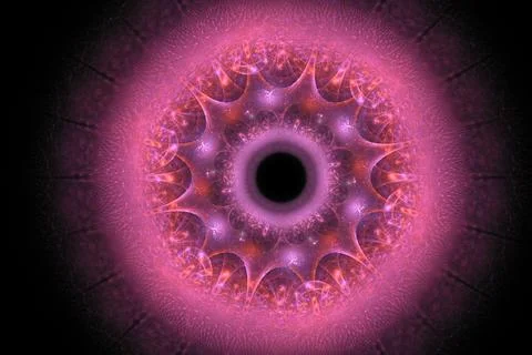 Fractal generated abstract background Stock Illustration