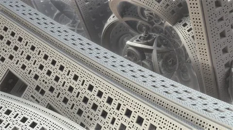 The fractal geometry of 3-D space Video stock 60234890