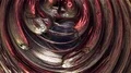 Fractal geometry animation of rotating throny flower-like form-changing object HD Footage