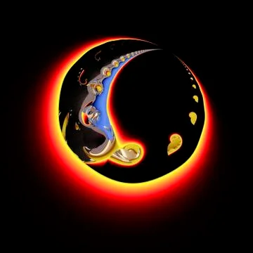 Fractal graphics, abstract Illustrazione stock