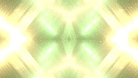 Fractal green and gold abstract background. Stock Footage