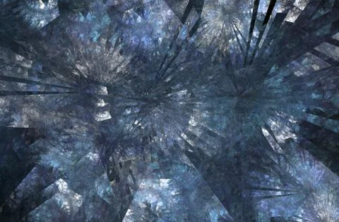 Fractal ice Stock Illustration