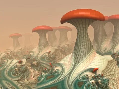 Fractal Illustrazione stock