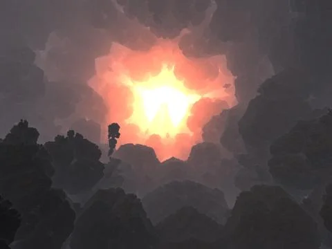 Fractal Illustrazione stock