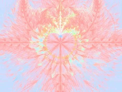 Fractal image : beautiful pattern on a dark background. Fractal images: on... 스톡 사진