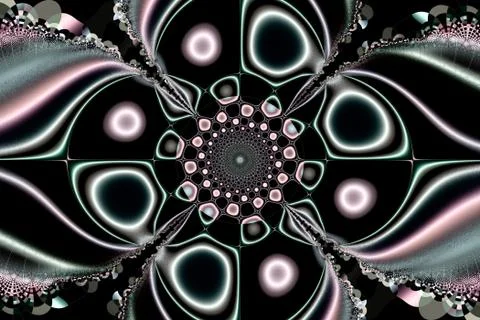 Fractal image: fancy pattern. 库存插图