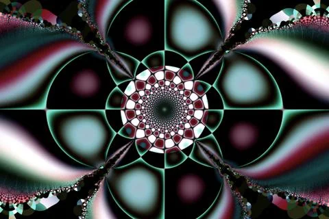 Fractal image: fancy pattern. イラスト素材