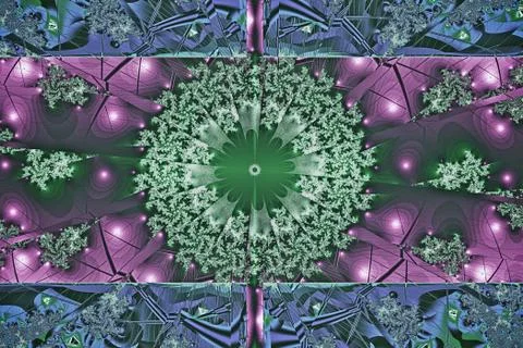 Fractal image: fancy pattern. イラスト素材