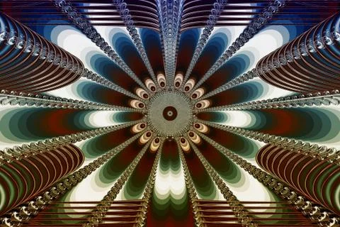 Fractal image: fancy pattern. イラスト素材