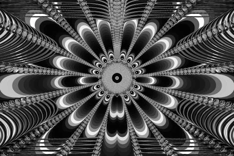 Fractal image: fancy pattern. イラスト素材