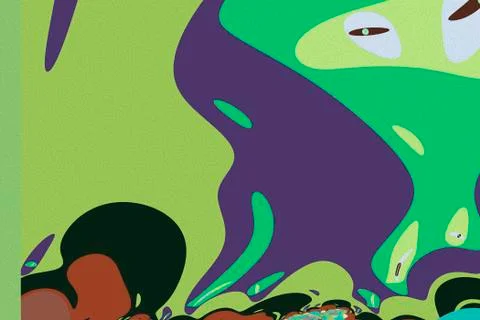 Fractal image: fancy pattern. Illustrazione stock