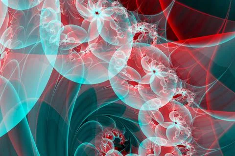 Fractal image with a fancy pattern. Illustration: fractal structures form ... Stock Photos