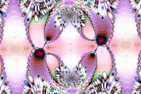 Fractal image: fancy pattern. Foto stock
