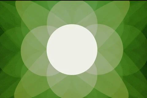 Fractal image: geometric pattern of circles. Fractal image: circles and el... Foto stock