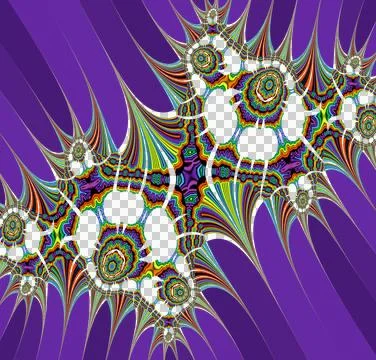 Fractal iris Stock Illustration