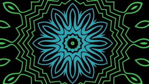 Fractal Kaleidoscope Stock Footage 157855438