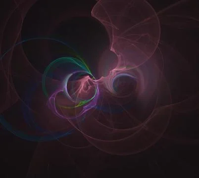 Fractal Light Forms  Illustrazione stock