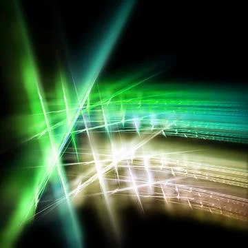 Fractal light Stock Illustration