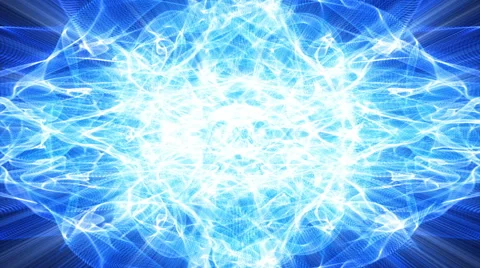 Fractal light waveforms ripple and shine - Light FX2106 HD, 4K Video stock 53815613