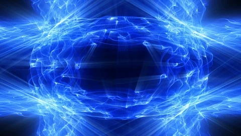 Fractal Light Waveforms Ripple and Shine Stock Footage 88647733