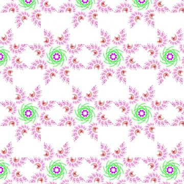 Fractal lilac pattern. Stock Illustration