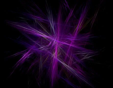 Fractal lines Illustrazione stock