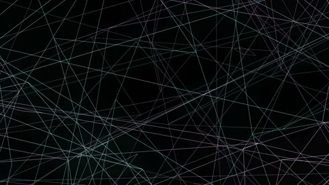 Fractal Lines Matrix Motion Abstract Rotation Background Video stock 90055800