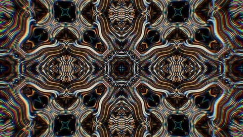 Fractal Lines Waves 2 Stock Footage 103105807