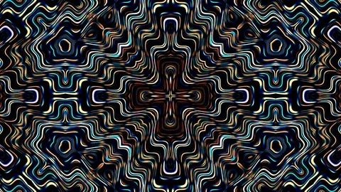 Fractal Lines Waves 4 Stock Footage 103105934