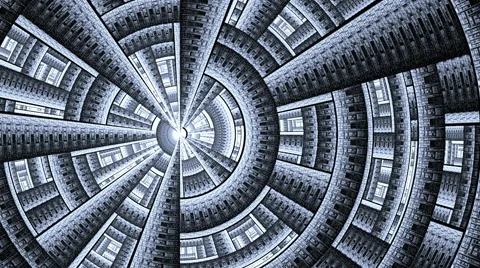 Fractal Loop 7 Video stock 52423548