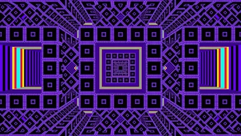 Fractal Loop Animation Background, Full HD 스톡 동영상 172124396