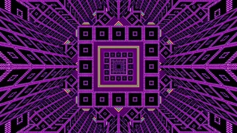 Fractal Loop Animation Background, Full HD 스톡 동영상 172124397